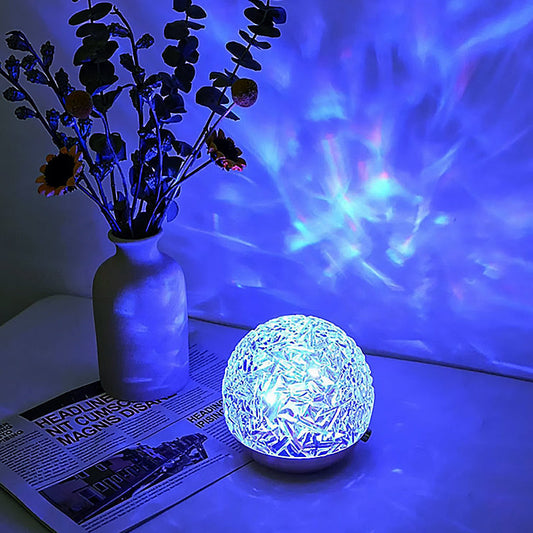 LumaZen Relaxing Lamp – Soothing Ambient Light, Wave Effect and Colors for Sleep and Serenity