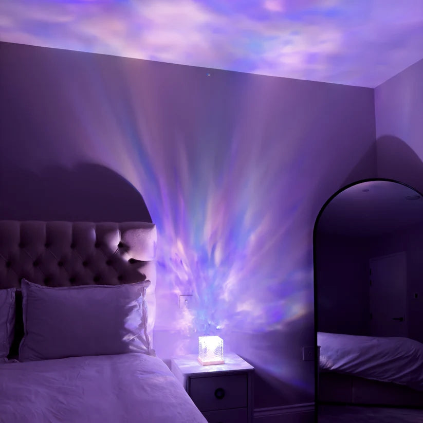 LumaZen Relaxing Lamp – Soothing Ambient Light, Wave Effect and Colors for Sleep and Serenity