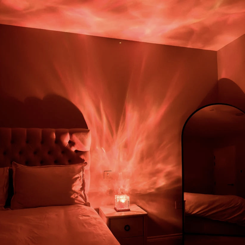 LumaZen Relaxing Lamp – Soothing Ambient Light, Wave Effect and Colors for Sleep and Serenity