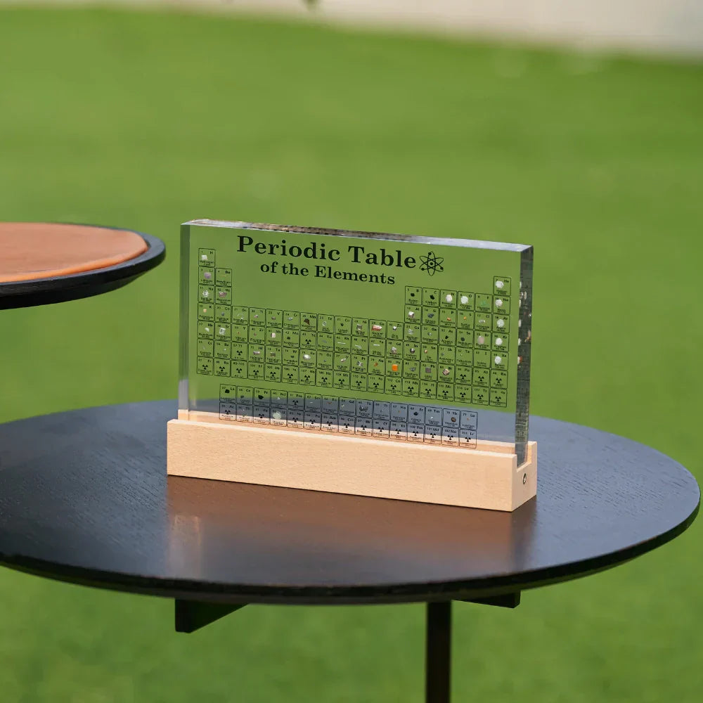 Luminous Periodic Table with Real Elements - Elementa