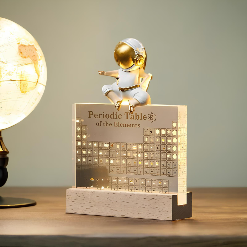 Luminous Periodic Table with Real Elements - Elementa