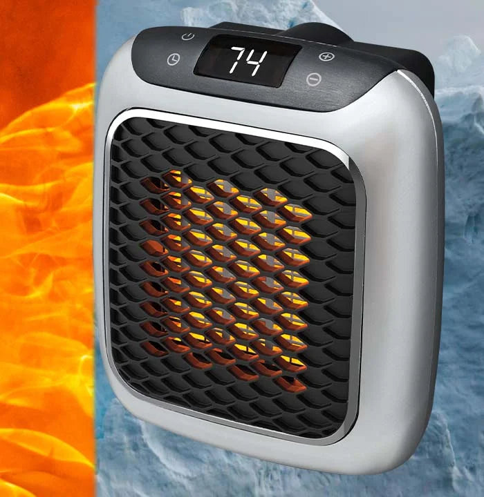 LuxuraHeat Luxe Portable Electric Heater | Compact and Energy-Efficient Heating Solution for Every Space