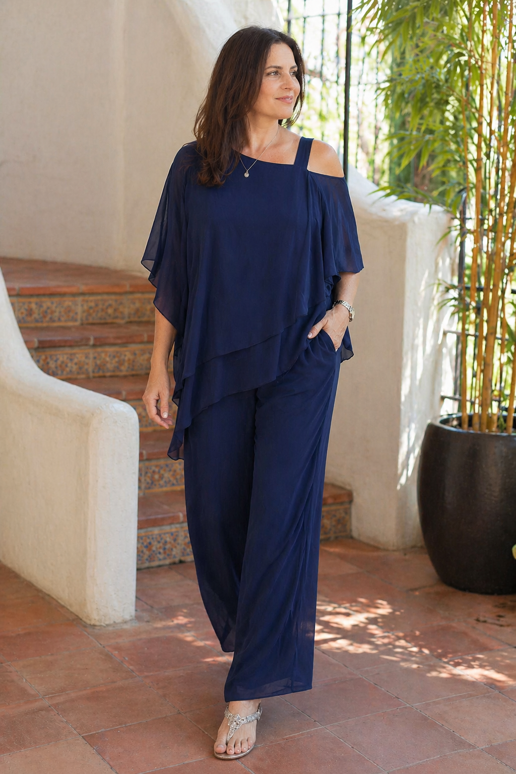 Luxury Chiffon Set for Elegant Evenings
