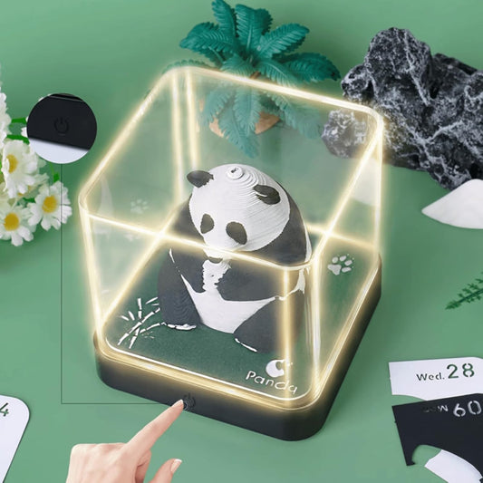 Magisk kalender 2026 – Panda med lys