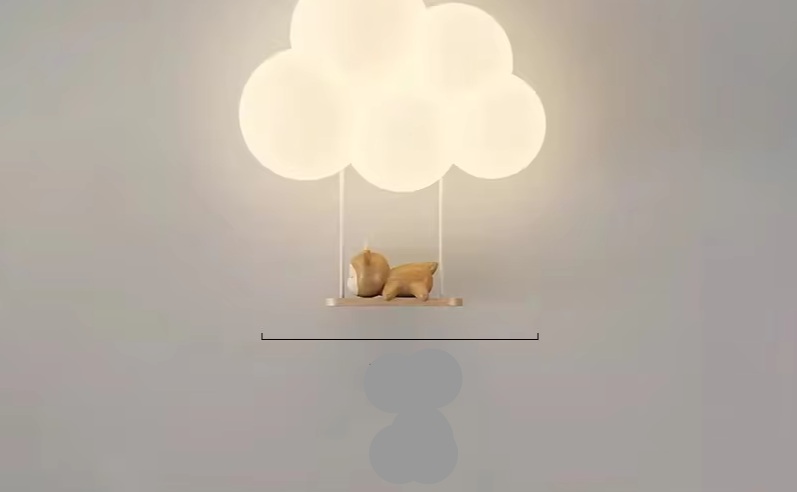 Magic of Light in Children's Wall Lamp