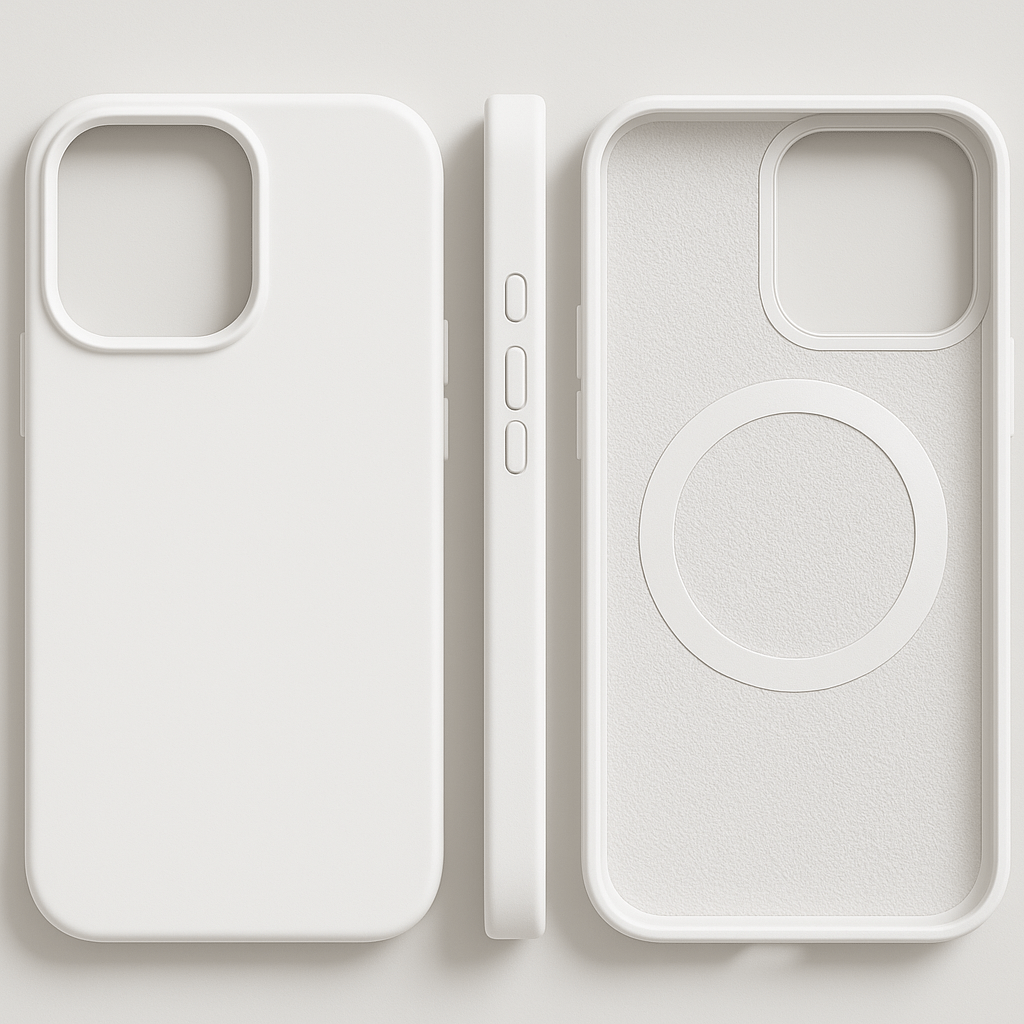 MAGNESOFT LUXE – Magnetic silicone case with soft-touch surface for iPhone