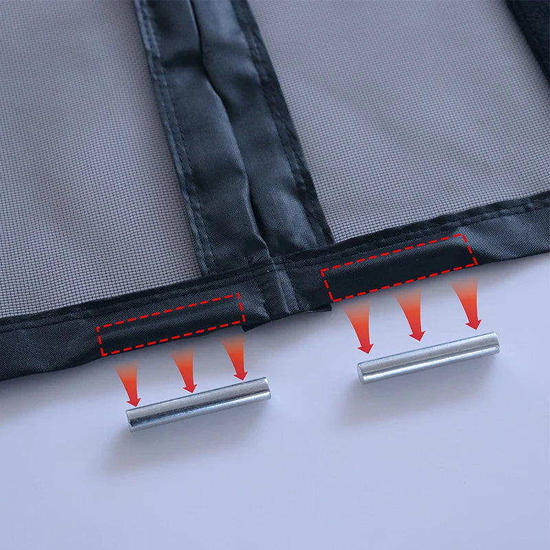 Magnetic and Sturdy Sliding Door Mosquito Net