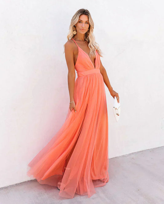 Matrona - Elegant Autumn Fluid Dress with Perfect Fall