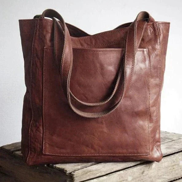 Maxi Leather Shoulder Bag