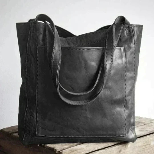 Maxi Leather Shoulder Bag