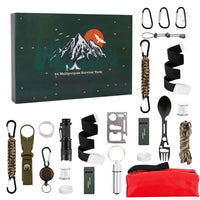Pánský adventní kalendář: 24 outdoorových nástrojů pro dobrodružství