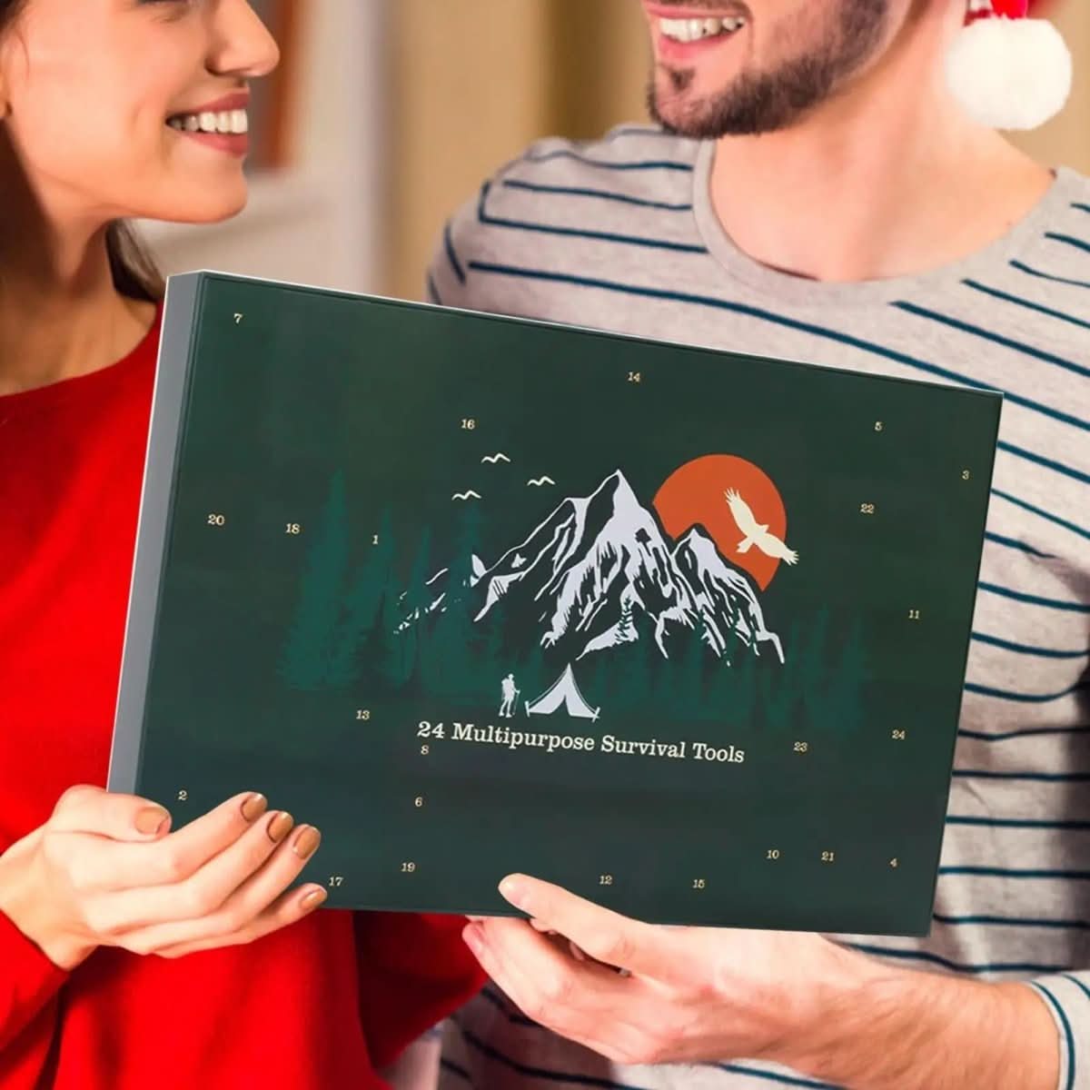 Pánský adventní kalendář: 24 outdoorových nástrojů pro dobrodružství