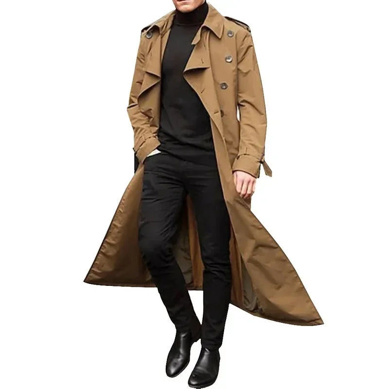 Afslappet og moderne trenchcoat til mænd