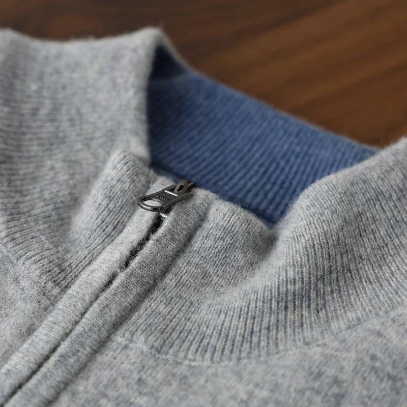 Casual cardigan til mænd med lange ærmer og åben front