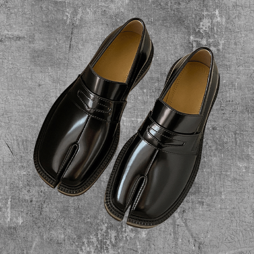 Men's Elegant Split Toe Shoes with Thick Sole