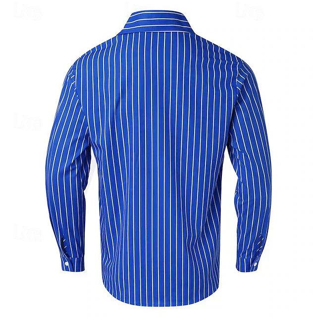 Men's Long-Sleeved Shirt - Casual Cotton Shirt for Autumn