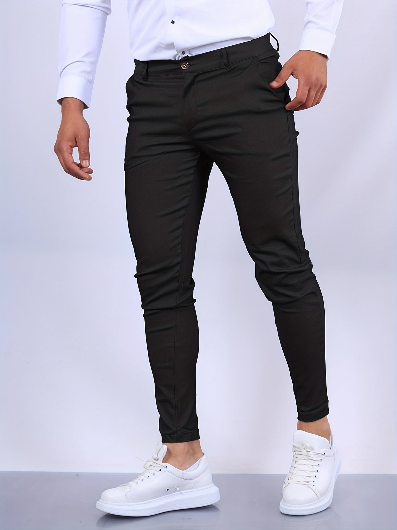 Men's Skinny Chino Trousers