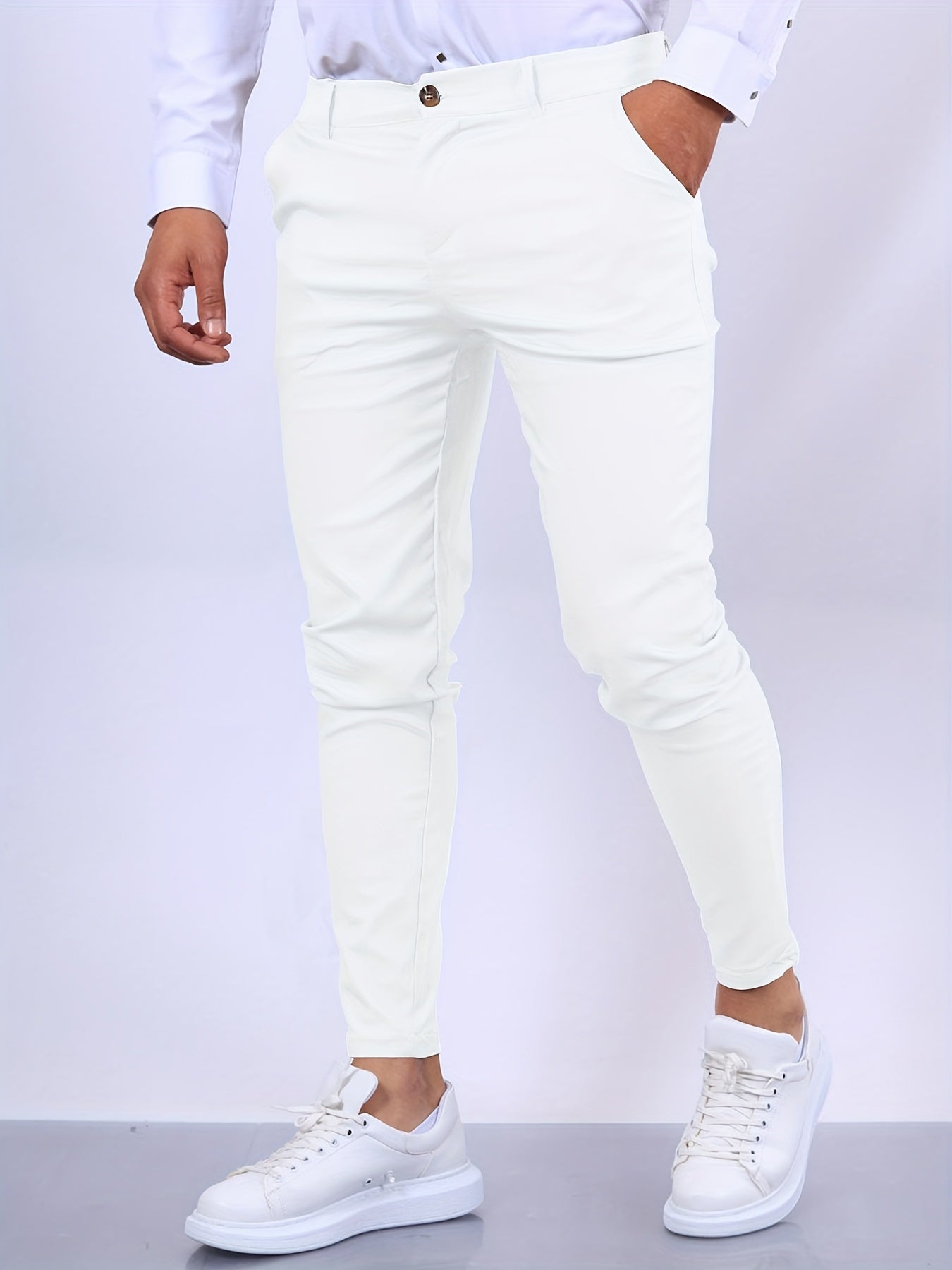Men's Skinny Chino Trousers