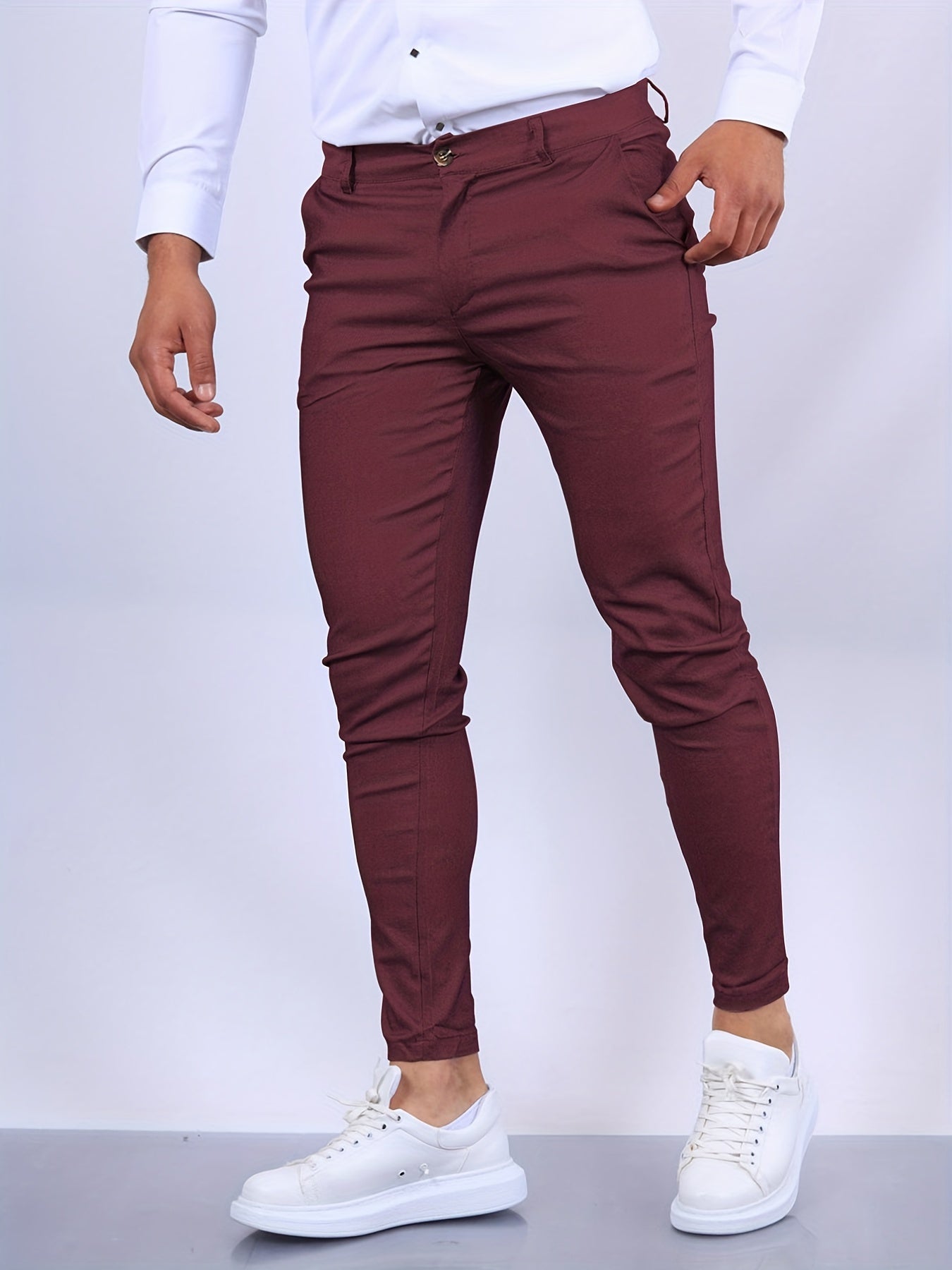 Men's Skinny Chino Trousers