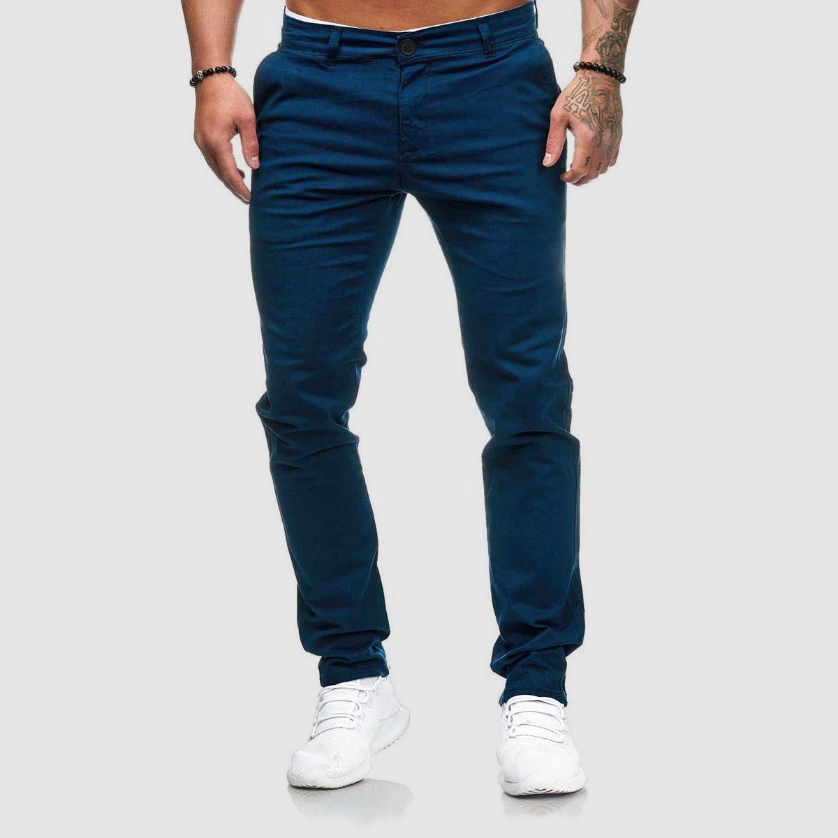 Chinobukser til mænd med slim fit
