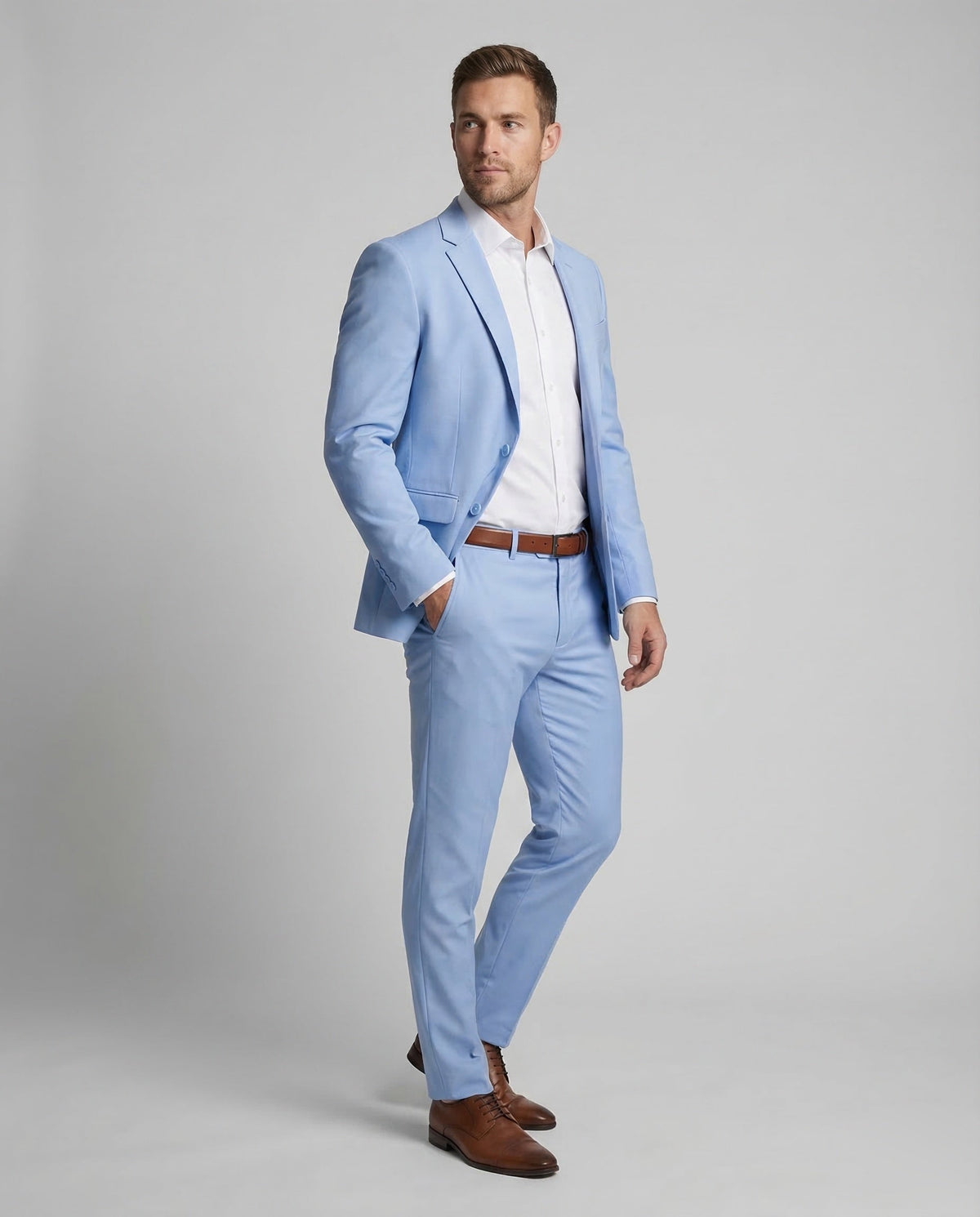 Slim fit-jakkesæt til mænd