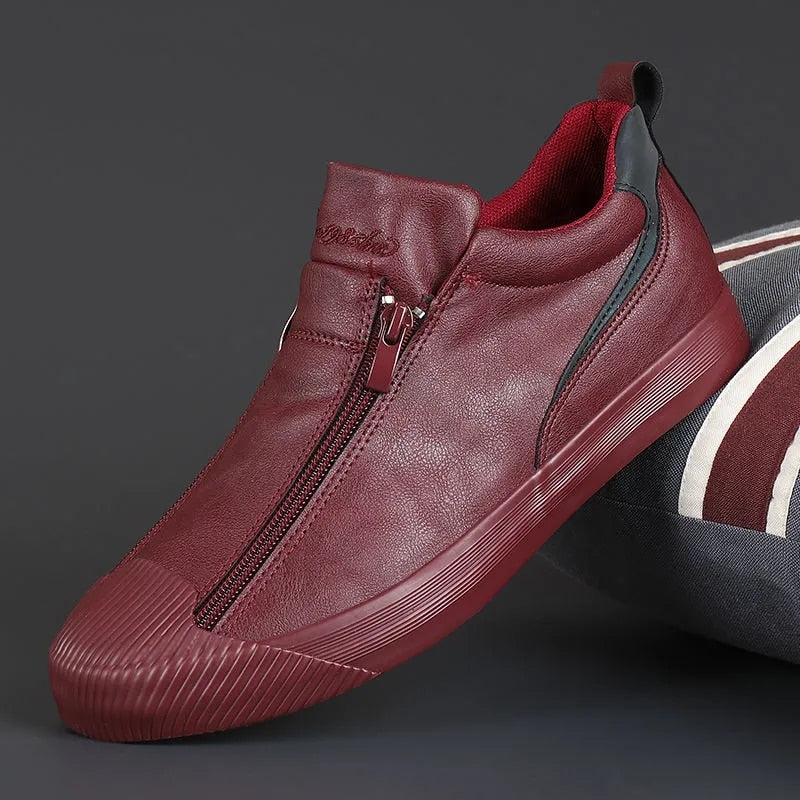Men's Sneakers with Zipper and Comfort – Noah