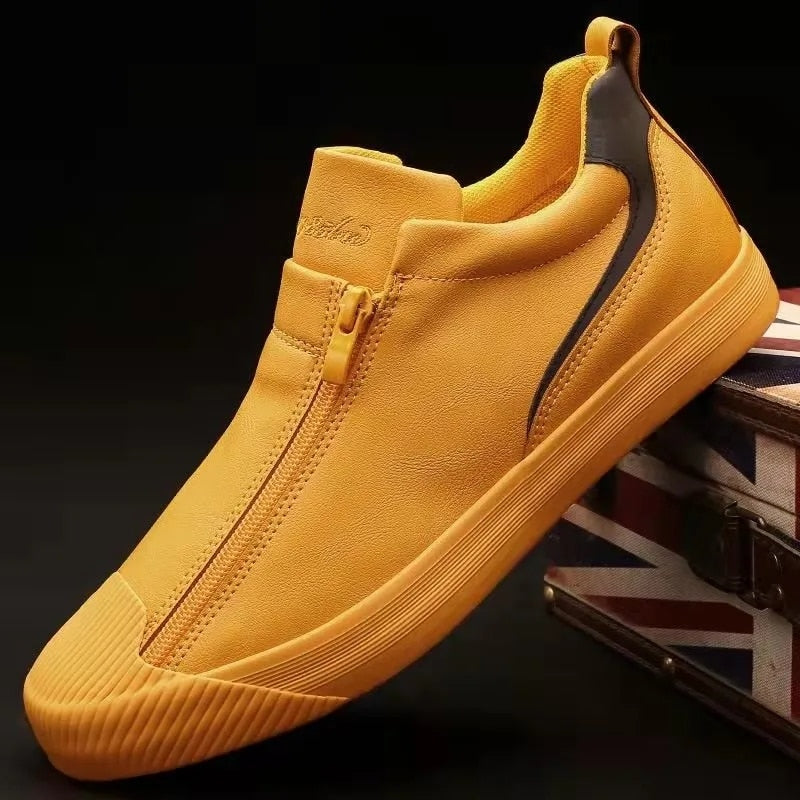 Men's Sneakers with Zipper and Comfort – Noah