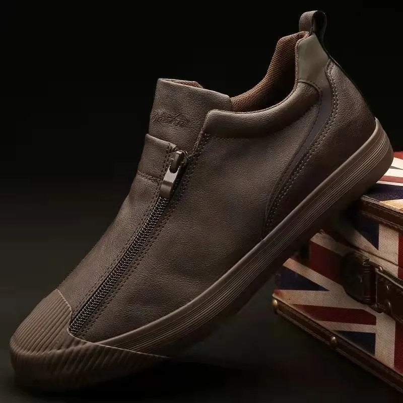 Men's Sneakers with Zipper and Comfort – Noah