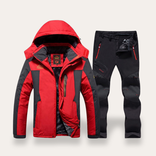 Men's Winter Jacket and Thermal Trousers Set