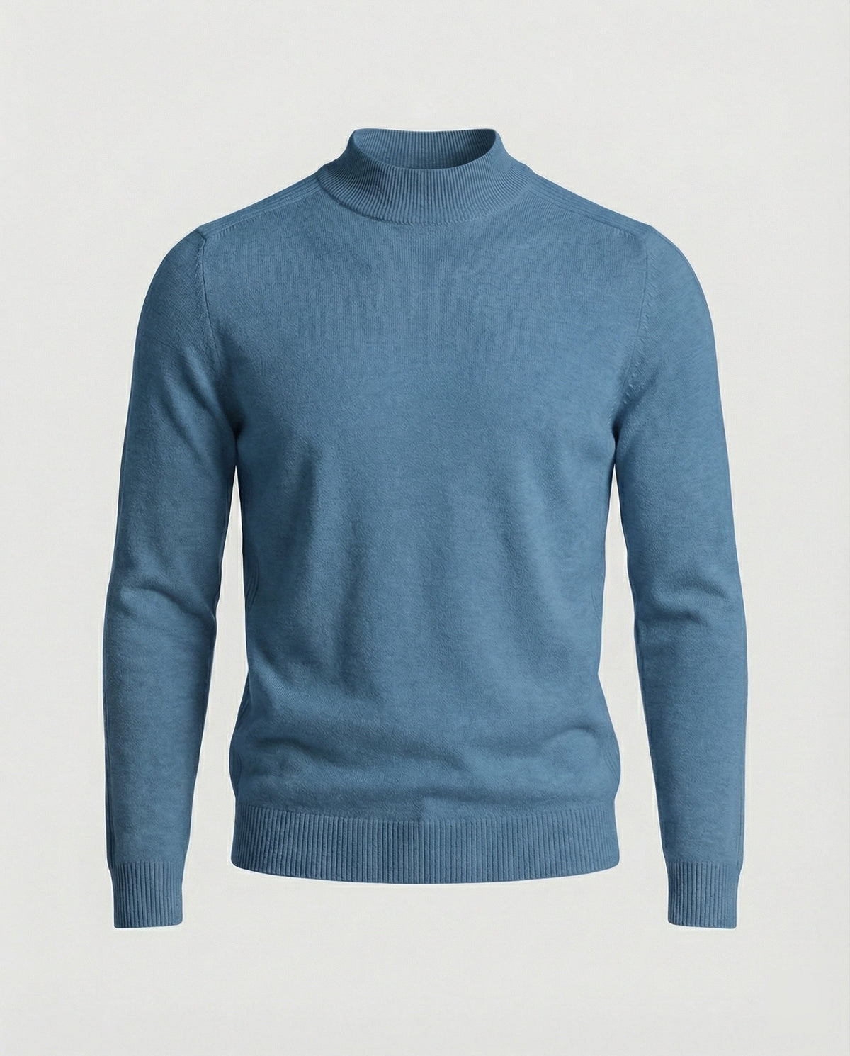 Rullekravesweater i merinould