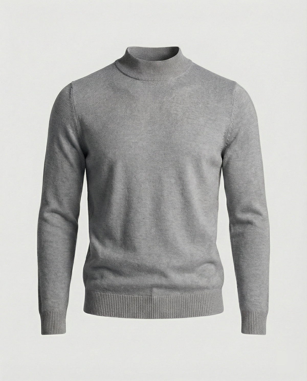 Rullekravesweater i merinould