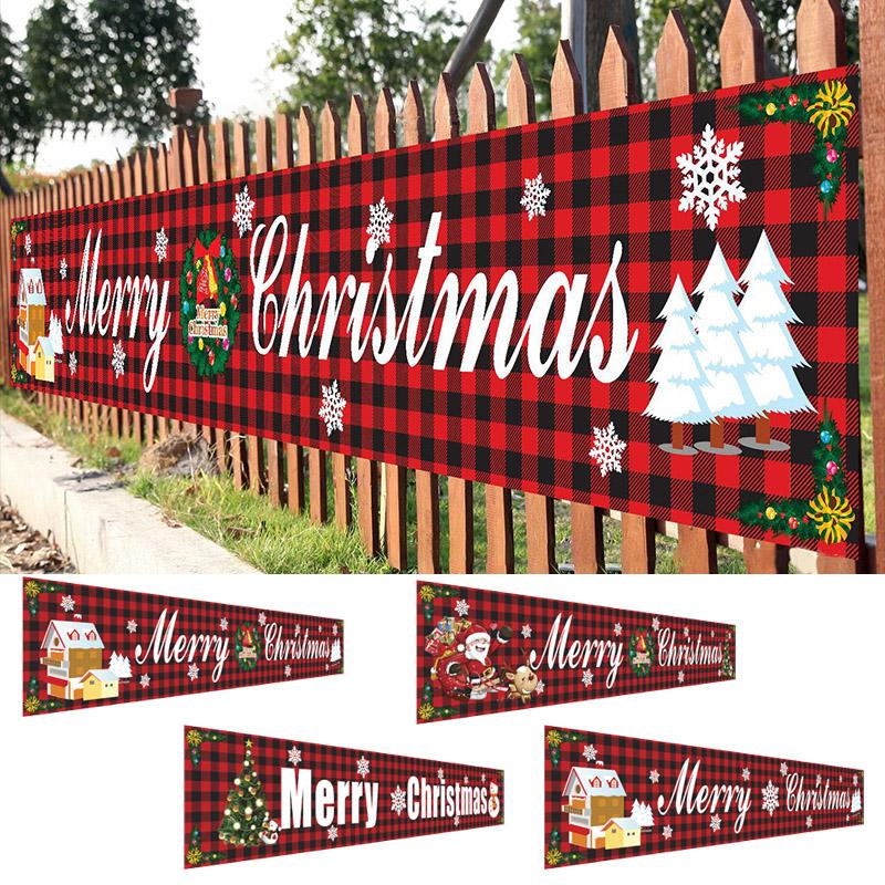 Bannerflag med glædelig jul
