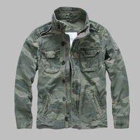 Militærjakke med camouflage