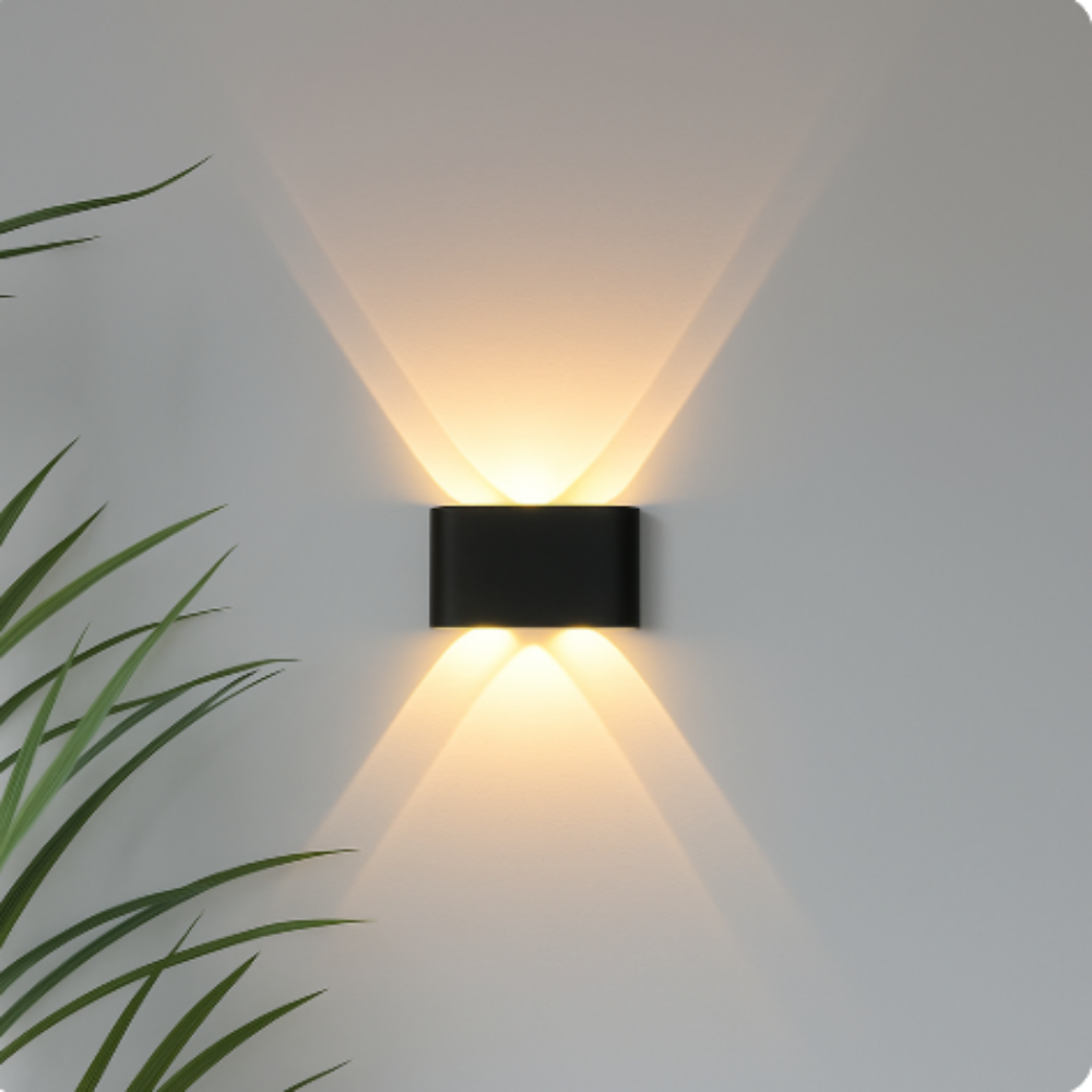 Modern Indoor Outdoor Wall Light – Minimalist LED Sconce