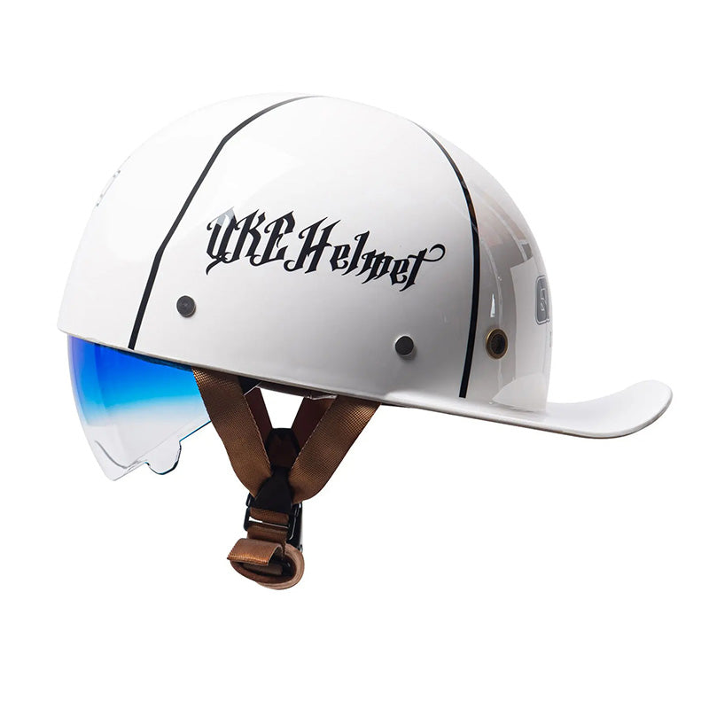 Motorcycle Baseball Helmet - DOT Approved