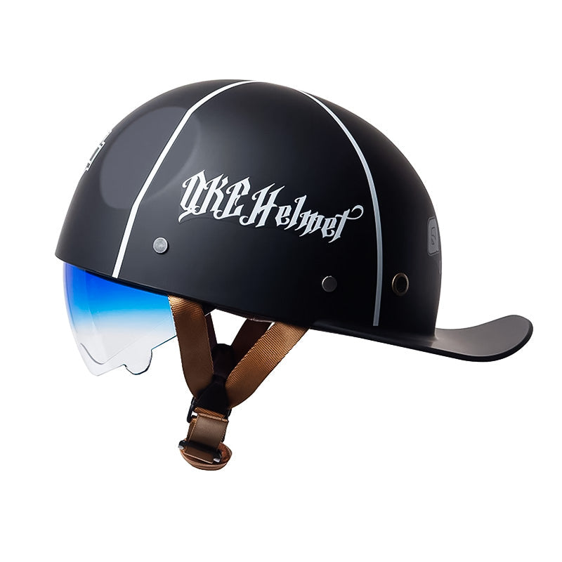 Motorcycle Baseball Helmet - DOT Approved