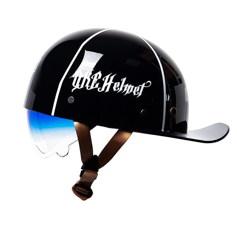 Motorcycle Baseball Helmet - DOT Approved