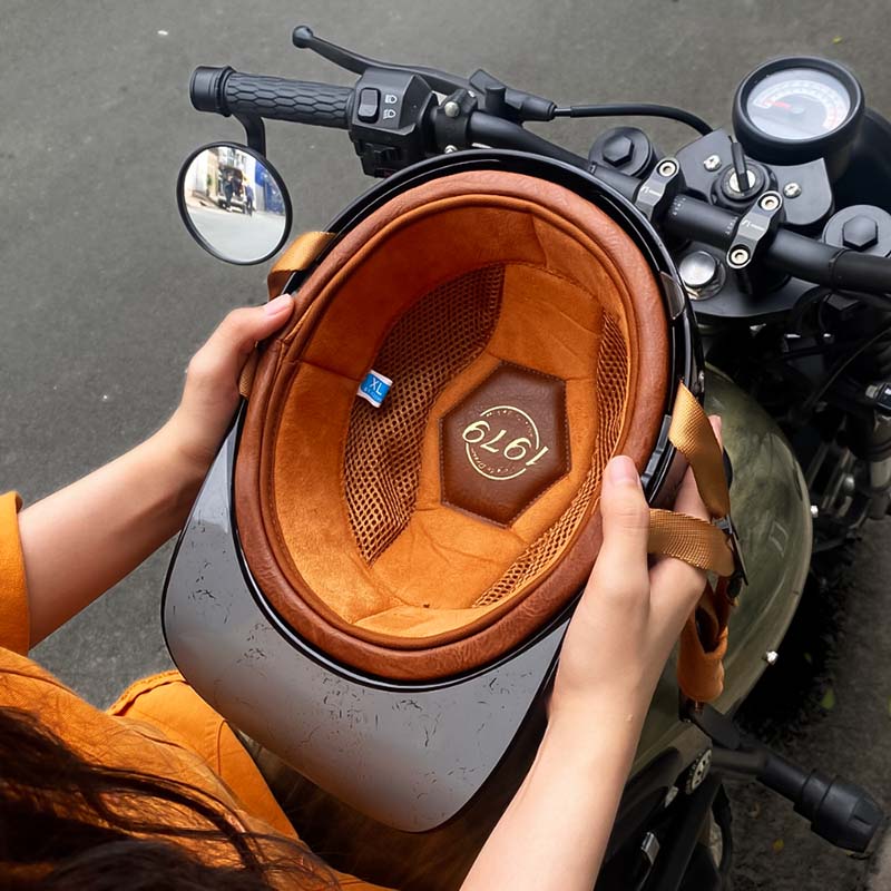 Motorcycle Baseball Helmet - DOT Approved