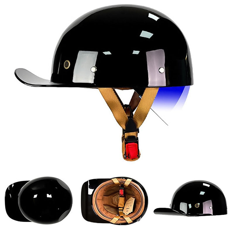 Motorcycle Baseball Helmet - DOT Approved