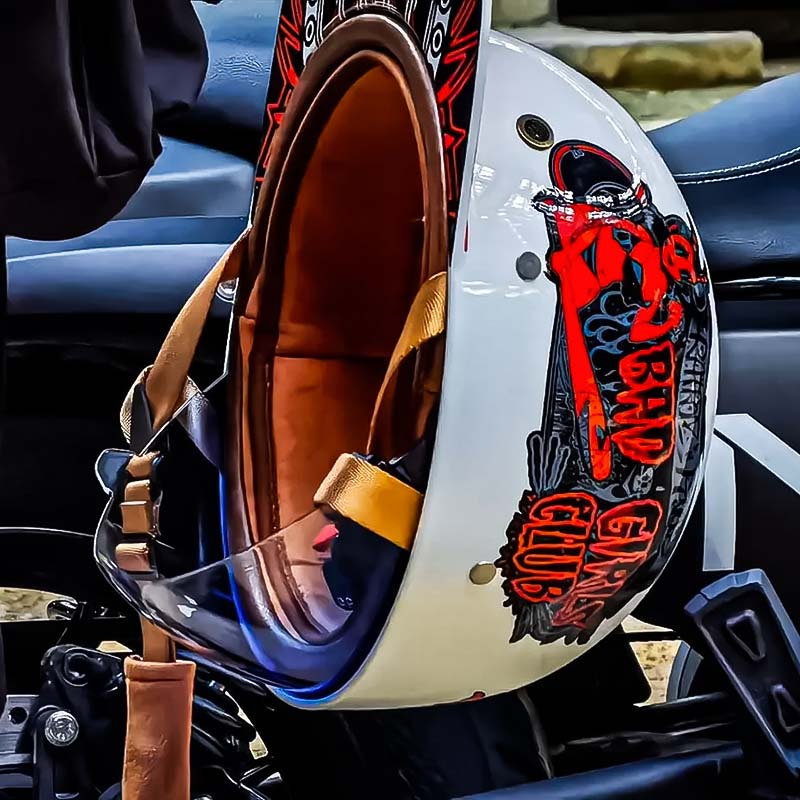 Motorcycle Baseball Helmet - DOT Approved