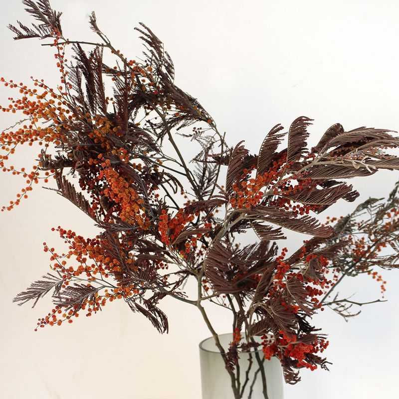 Naturlig dekoration med tørrede blomster