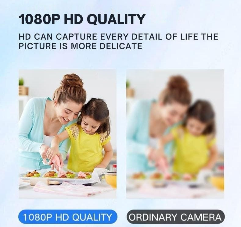 Nokmo | 1080P Wireless WiFi Security Camera | Weather-Resistant, App-Controlled & Ideal for Indoor and Outdoor Surveillance | Small Closed Circuit Camera