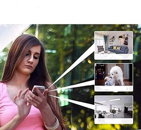 Nokmo | 1080P Wireless WiFi Security Camera | Weather-Resistant, App-Controlled & Ideal for Indoor and Outdoor Surveillance | Small Closed Circuit Camera