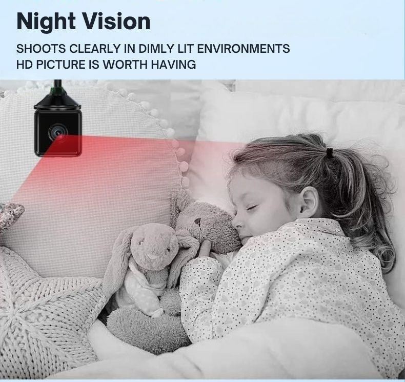 Nokmo | 1080P Wireless WiFi Security Camera | Weather-Resistant, App-Controlled & Ideal for Indoor and Outdoor Surveillance | Small Closed Circuit Camera