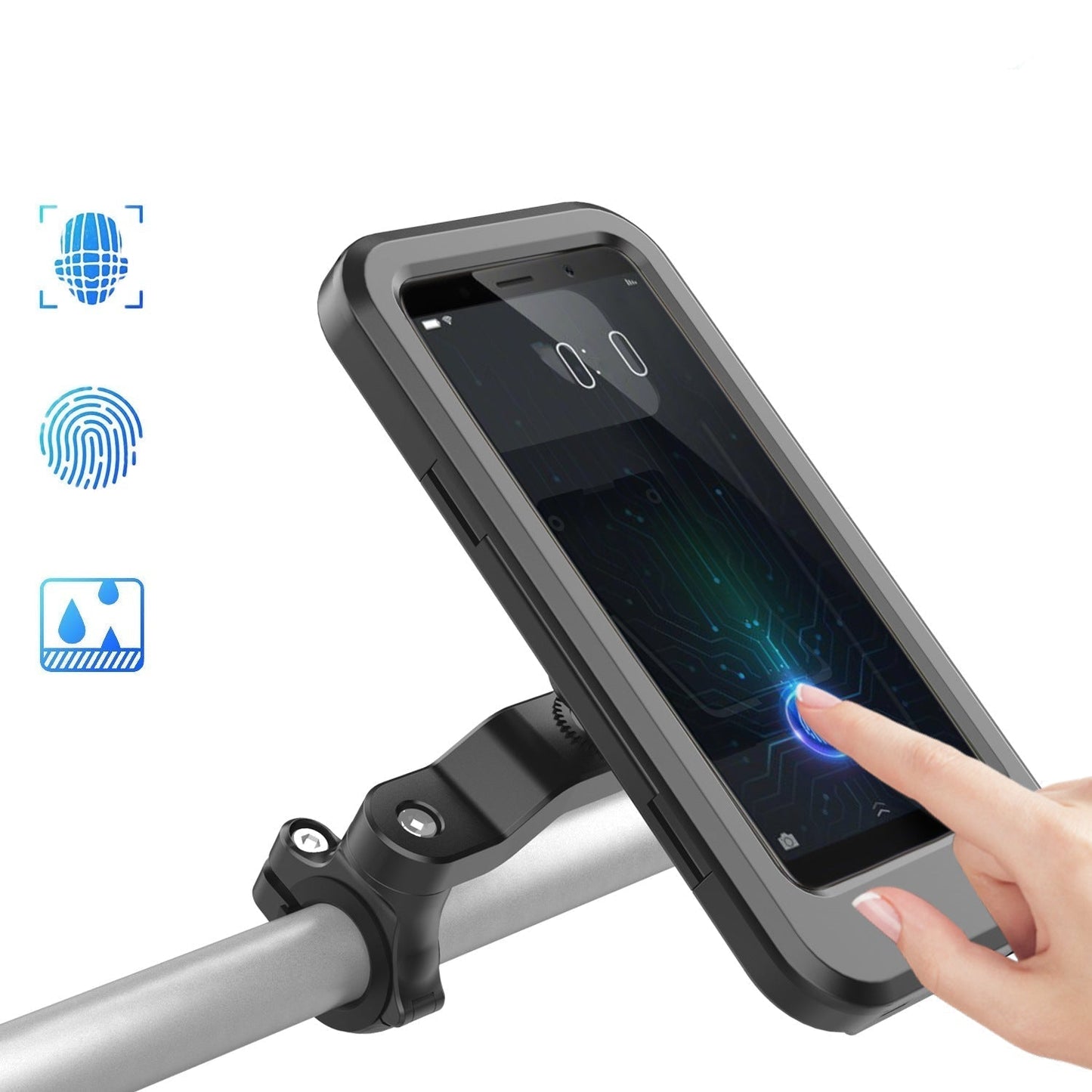 Nokmo | 15W Powerbank Waterproof Holder for Bicycle Handlebar