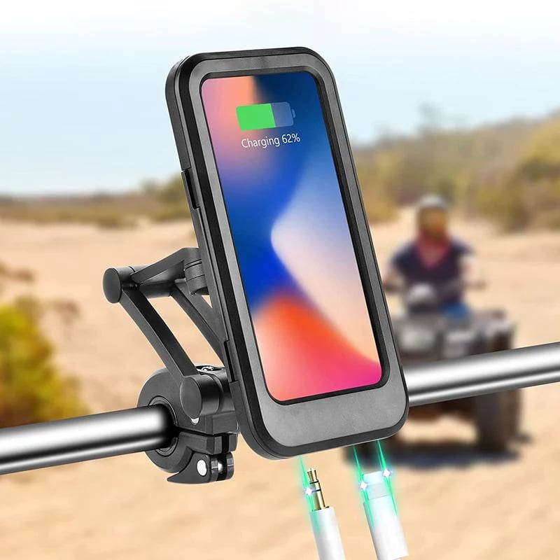 Nokmo | 15W Powerbank Waterproof Holder for Bicycle Handlebar