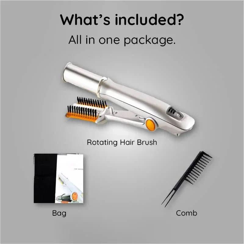 Nokmo | 2-in-1 Rotating Hair Brush for Styling and Smoothing