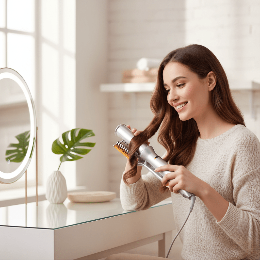 Nokmo | 2-in-1 Rotating Hair Brush for Styling and Smoothing