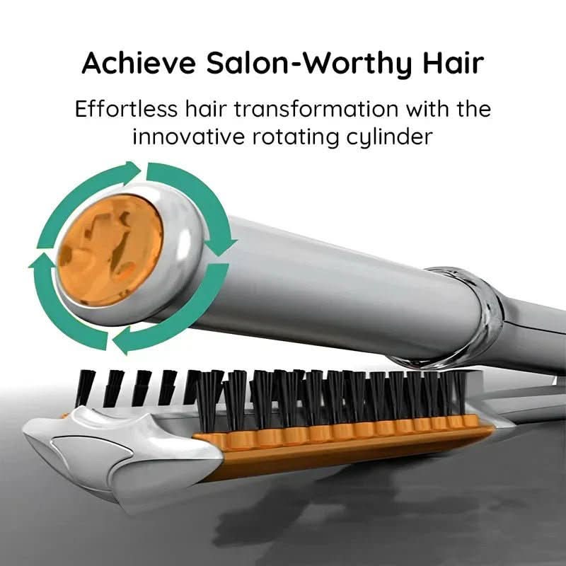 Nokmo | 2-in-1 Rotating Hair Brush for Styling and Smoothing