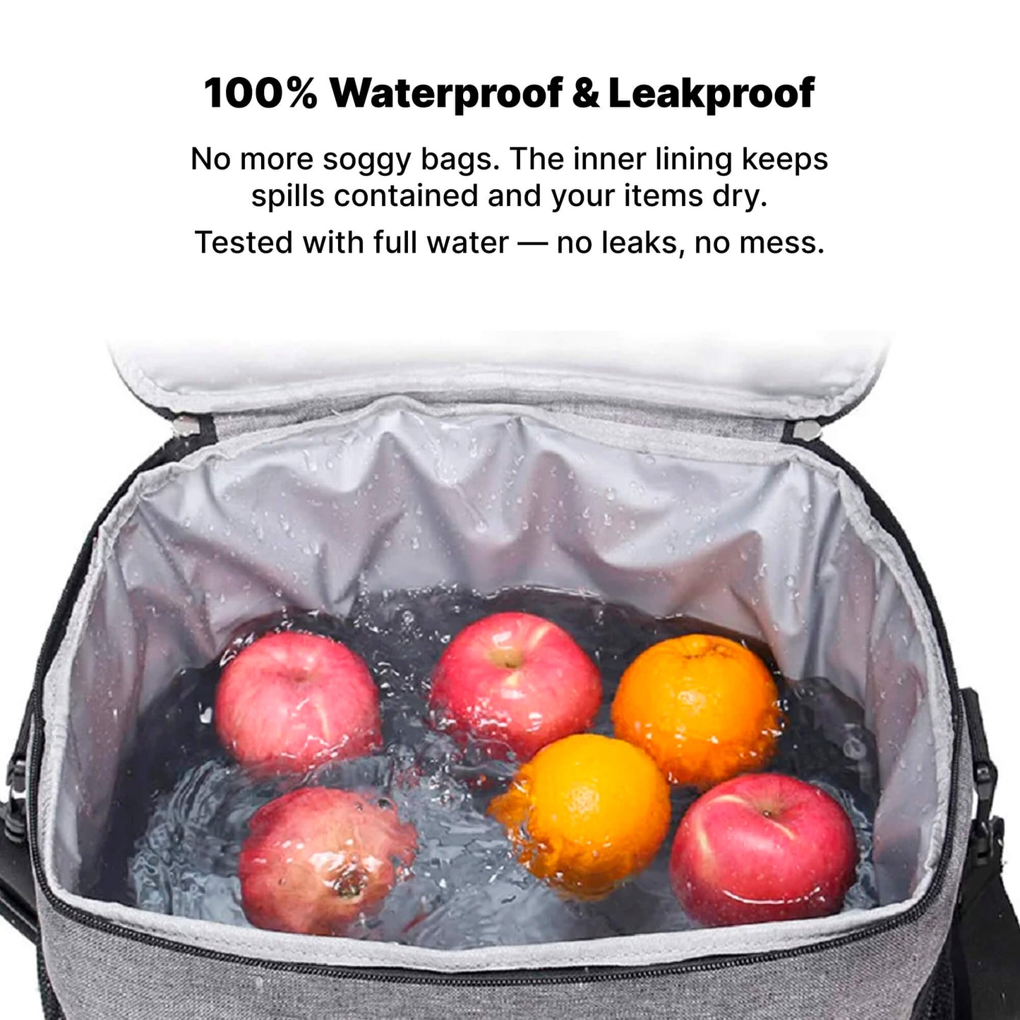 Nokmo | 33L Waterproof Cooler Bag | Insulated, Spacious & Ideal for Picnics, Beach Days, Hiking, and Outdoor Activities